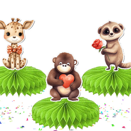 Safari Animals Honeycomb