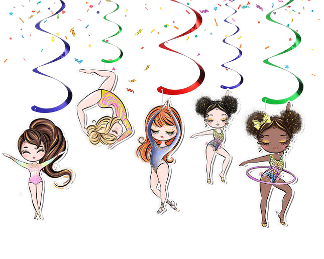 Gymnastic Girls Streamers