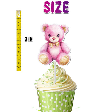 Sleepover Cupcake Toppers - Set of 10 | Slumber Party Decorations | Pajama Party Toppers