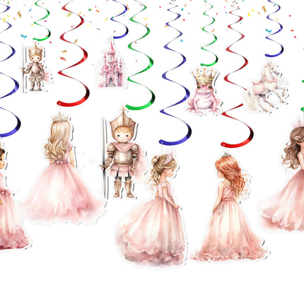 Princess Streamers 10 pcs - Magical Fairy Tale Party Decorations