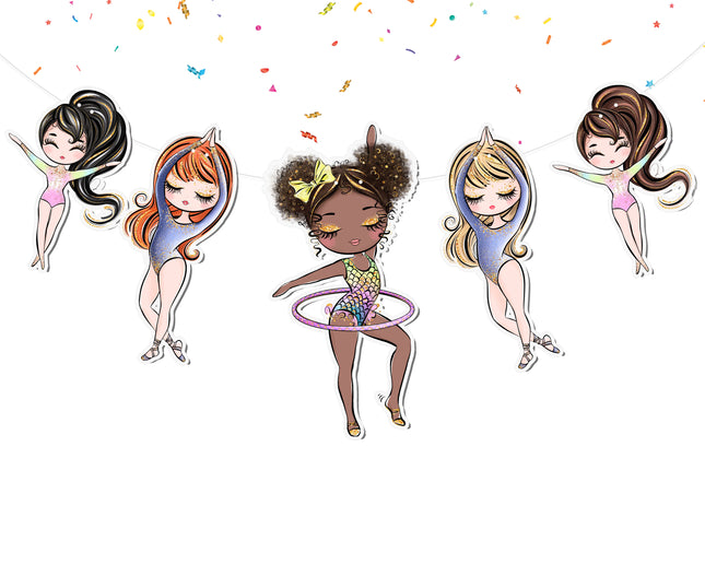Gymnasts 5 pcs Banner