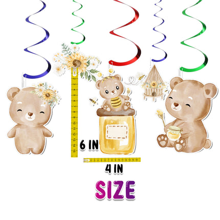 Honey Bear Streamers 10 pcs