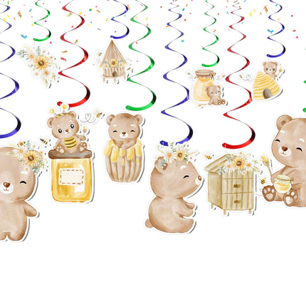 Honey Bear Streamers 10 pcs