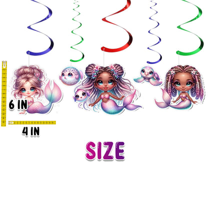 Mermaid Streamers 10 pcs