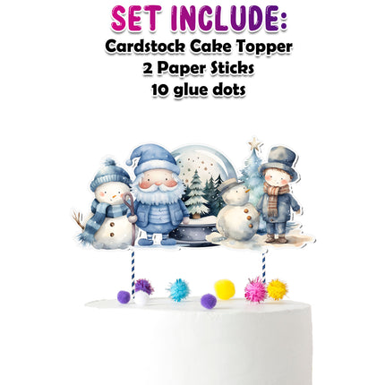 Winter Wonderland Cake Topper