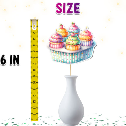 Kawaii Kitchen-Themed Party Centerpiece 5 PCS – Cute and Fun Cooking Decorations
