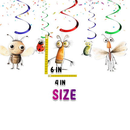 Quirky Insects Streamers 10 pcs