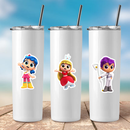 25 Pcs True and the Rainbow Kingdom Vinyl Stickers - Perfect for Fans to Decorate and Express!