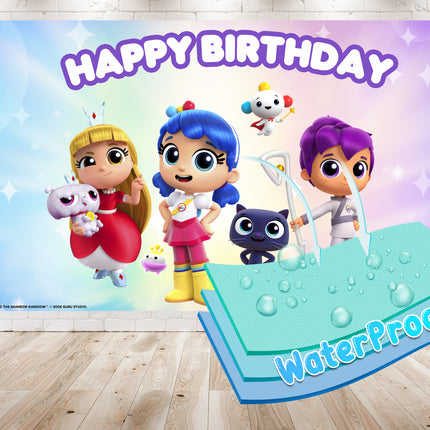 Magical 5x3 FT True and the Rainbow Kingdom Backdrop - Elevate Your Party to a Fantastical Dimension!