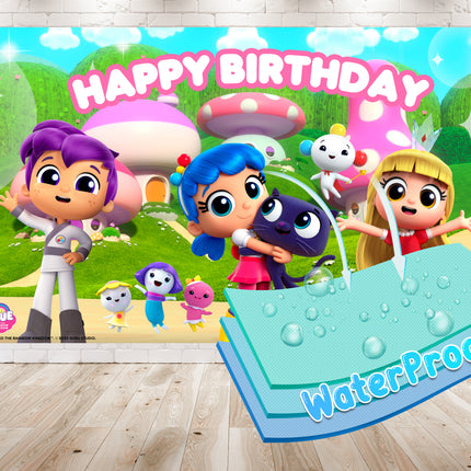 5x3 FT True and the Rainbow Kingdom Backdrop - Create a Magical Party Scene!