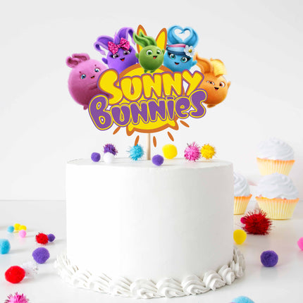 Sunny Bunnies Cake Topper - Add a Dash of Delight to Your Celebration Cake!