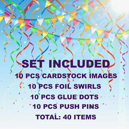Sunny Bunnies Swirls/Streamers Ceiling Decoration - Bring Joyful Twirls to Your Party Space!