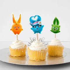 Sunny Bunnies Cupcake Toppers - Set of 10, Perfect for Fun-Filled Celebrations!