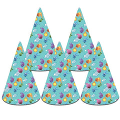 Sunny Bunnies Birthday Paper Hats - Set of 10, Perfect for Joyful Party Celebrations!