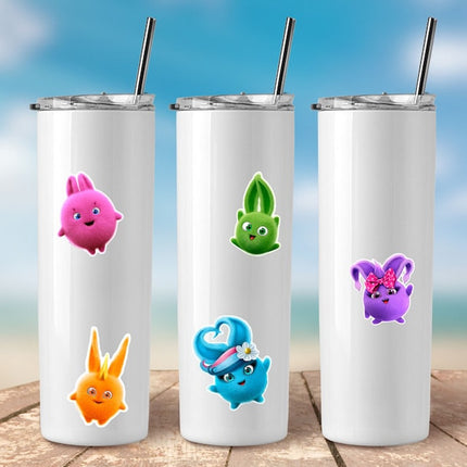 25 Pcs Sunny Bunnies Stickers - Add a Burst of Joy to Your Belongings!