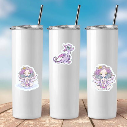 20 Pcs Enchanting Single Fairy Stickers - Perfect for Adding Magic to Your Items!