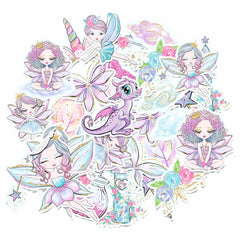 20 Pcs Enchanting Single Fairy Stickers - Perfect for Adding Magic to Your Items!