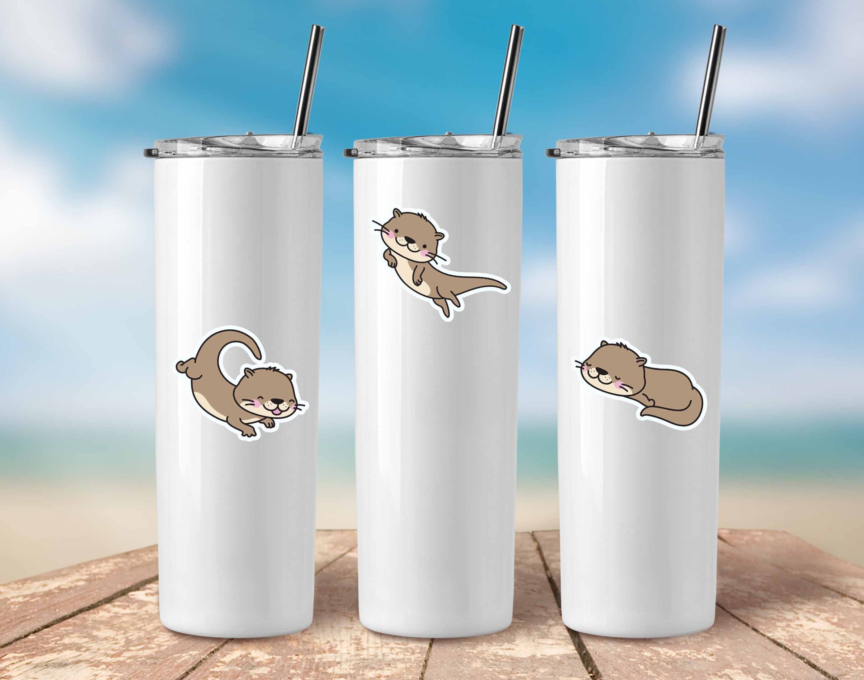 20 Pcs Adorable Otter Stickers - Perfect for Animal Lovers and Enthusiasts!