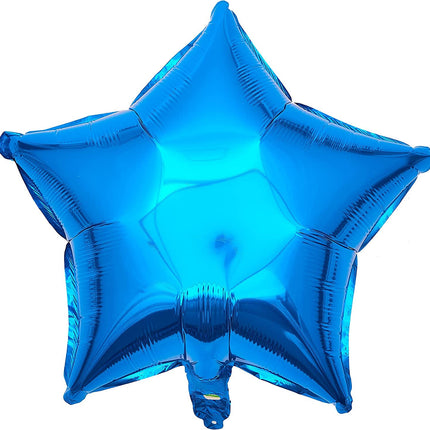 18 Inch Foil Blue Star Balloons - Perfect for Adding Sparkle to Your Celebrations!