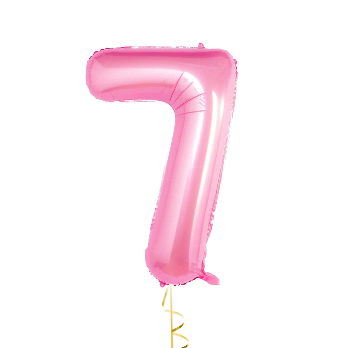 32 Inch Foil Pink Number Seven Shaped Balloon - Perfect for Magnificent Seven-Year Celebrations!